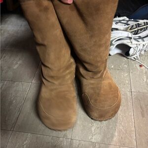 Balenciaga Brown Lug-Sole Boots